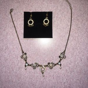 Michal Negrin necklace and earring set.